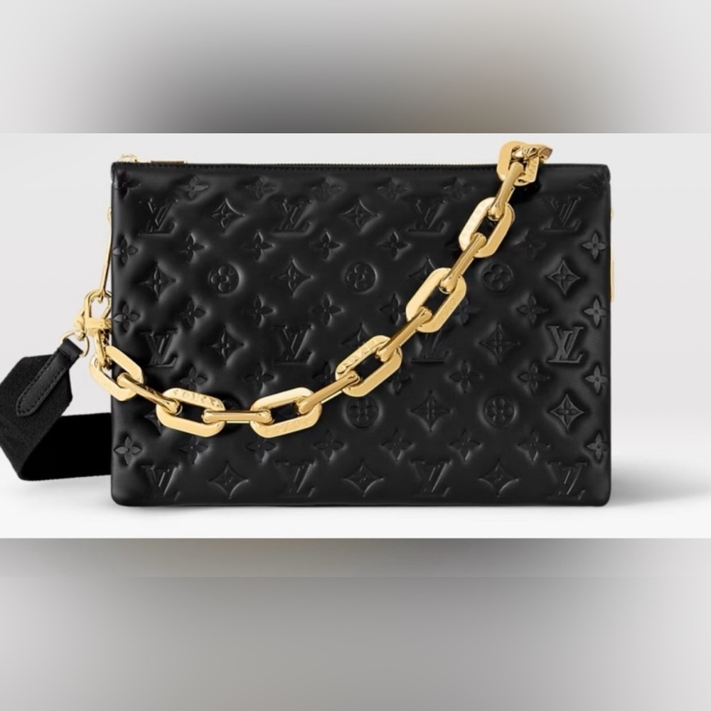 Louis Vuitton Black Coussin MM